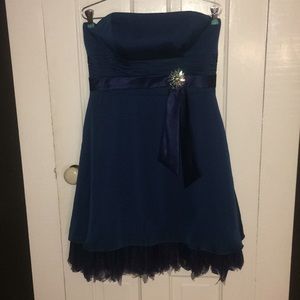 Dark Blue Formal Cocktail Dress